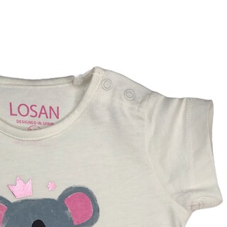 Foto 2 | Foto 2 | Playera Losan Koala Little Princess color Blanco para Bebé Niña
