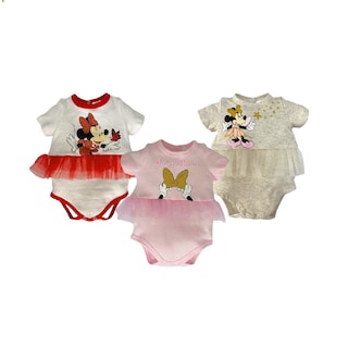 Foto 1 | Foto 1 | Kit 3 Pañaleros de Algodón Disney Minnie Mouse Rosa