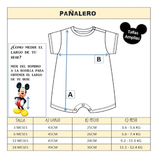 Foto 3 | Foto 3 | Pañalero Algodón Estampado Disney Mickey & Minnie color Rosa