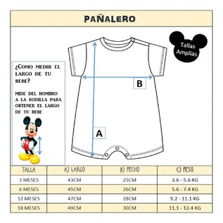 Foto 3 | Foto 3 | Pañalero de Algodón Disney Mickey & Minnie Azul