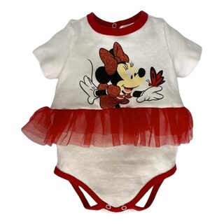 Foto 1 | Foto 1 | Pañalero Algodón Estampado Disney Minnie Tutú Blanco