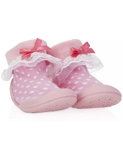 Foto 1 | Foto 1 | Calcetines Con Suela De Goma Nuby Snekz Rosa