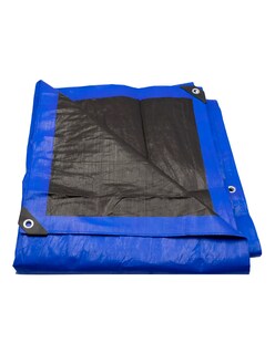 Foto 1 | Foto 1 | Lona De Polietileno Uso Super Rudo Azul/negro 180 Gr 4x5 M