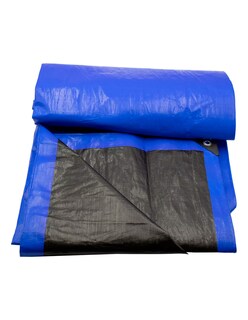 Foto 4 | Foto 4 | Lona De Polietileno Uso Super Rudo Azul/negro 180 Gr 4x5 M