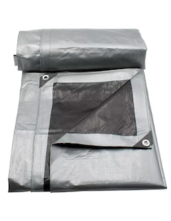 Foto 3 | Foto 3 | Lona De Polietileno Uso Super Rudo Gris/negro 180 Gr 6x12 M