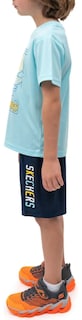 Foto 7 | Foto 7 | Skechers Conjunto Deportivo Para Niño, 4 Piezas Con Camisetas Y Shorts Súper Cómodos Para Actividades Y Juego