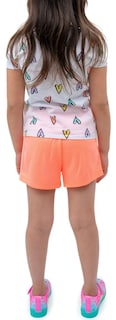 Foto 6 | Foto 6 | Skechers Conjunto Para Niña, 4 Piezas De Camisetas Y Shorts, Cómodos, Perfectos Para Jugar Y Pasear