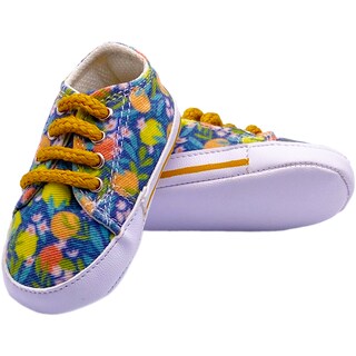 Foto 5 | Foto 5 | Tenis para Bebés Luulu Bb-010a-Limones Amarillo de Tela Suave con Suela Flexible