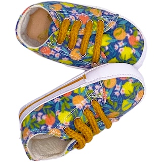 Foto 6 | Foto 6 | Tenis para Bebés Luulu Bb-010a-Limones Amarillo de Tela Suave con Suela Flexible