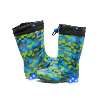 Foto 2 | Foto 2 | Botas Hule Para Niño Bubble Gummers Sugar I Luces Marino Lila