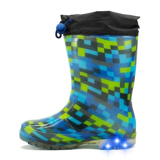 Foto 6 | Foto 6 | Botas Hule Para Niño Bubble Gummers Sugar I Luces Marino Lila