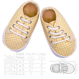 Foto 2 | Foto 2 | Tenis para Bebés Luulu BB-027A-Neutro Amarillo de Tela Suave con Suela Flexible