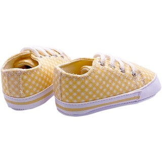 Foto 4 | Foto 4 | Tenis para Bebés Luulu BB-027A-Neutro Amarillo de Tela Suave con Suela Flexible