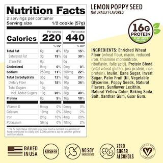 Foto 4 | Foto 4 | Cookie Lenny & Larry's The Complete Lemon Poppy Seed 4 Oz X12 - Venta Internacional.