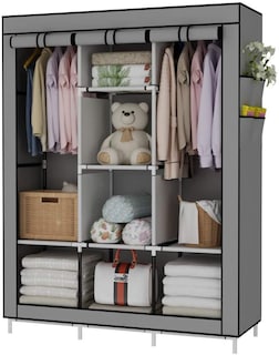 Foto 2 | Foto 2 | Ropero Rack Cropero Closet Red Zone Armable color Gris Guradaropa para Organizar
