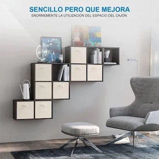 Foto 2 | Foto 2 | Juego de 3 Cajas de Almacenamiento de Ropa Plegable Malubero color Beige