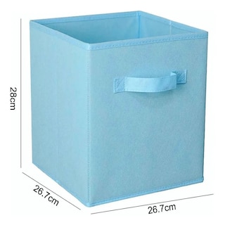 Foto 2 | Foto 2 | Cajas de Almacenamiento Malubero Plegable color Azul 3 Piezas