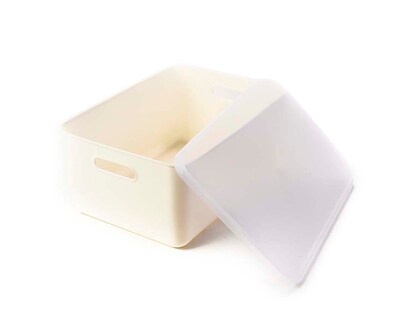 Foto 1 | Foto 1 | Caja de Almacenamiento Mediana Good & Good M17-CA0020 color Blanco de Plástico