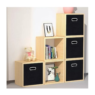 Foto 3 | Foto 3 | Caja Almacenamiento Organizadoras Belug Plegables 4 Piezas color Negro