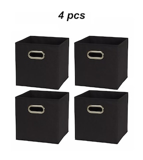 Foto 5 | Foto 5 | Caja Almacenamiento Organizadoras Belug Plegables 4 Piezas color Negro