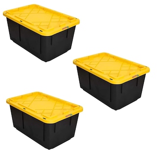 Foto 1 | Foto 1 | Cajas de Plástico Ventdepot Mxxbp-003 3 Piezas Negro