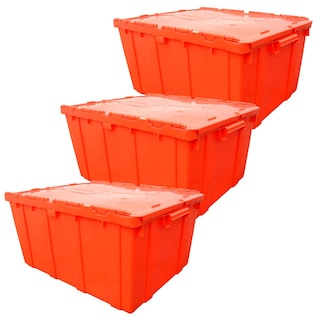 Foto 1 | Foto 1 | Cajas Organizadoras Apilables Ventdepot 3 Piezas Naranja