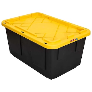 Foto 1 | Foto 1 | Cajas Organizadora de Plástico con Tapa Ventdepot 1 Pieza Negro