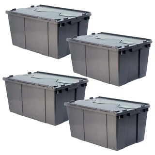 Foto 1 | Foto 1 | Contenedores Cajas Apilables Ventdepot Mxxcr-004 4 Piezas color Gris
