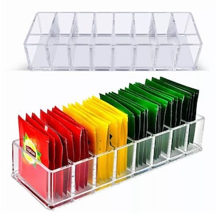Foto 3 | Foto 3 | Organizador para Bolsas de Té 8 Divisiones Transparente