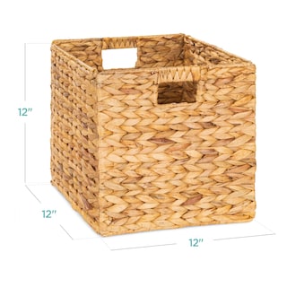 Foto 7 | Foto 7 | Cestas de Almacenamiento Best Choice Products Hyacinth 30 x 30 cm Juego de 5 - Venta Internacional