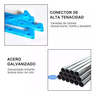 Foto 4 | Foto 4 | Librería Y Cubos Organizadores, Almacenamiento De Muebles Azul