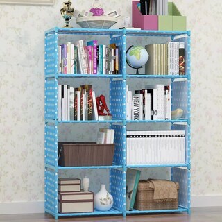 Foto 6 | Foto 6 | Librería Y Cubos Organizadores, Almacenamiento De Muebles Azul