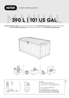Foto 2 | Foto 2 | Deposito Horizontal Glenwood 65 X 128 X 61 Cm Café