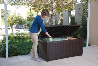 Foto 4 | Foto 4 | Depósito Horizontal Sumatra 511 Litros 73 X 145 X 64 Cm Café Textura Ratán