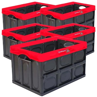 Foto 1 | Foto 1 | Caja Industrial Para Negocio Ventdepot Mxitr-005 5 Piezas Negro Y Rojo