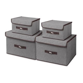Foto 1 | Foto 1 | Cajas Organizadoras de Tela 4 Piezas