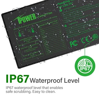 Foto 5 | Foto 5 | Película De Carbono Mejorada Seeding Heat Mat Ipower De 10 X 20,75 Pulgadas - Venta Internacional.
