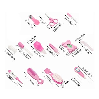 Foto 3 | Foto 3 | Kit De Higiene Profesional Para Bebés 13 Piezas Eo Safe Imports Esi-21029 Rosa