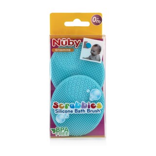 Foto 6 | Foto 6 | Cepillo De Baño De Silicona Nuby Scrubbies Para Bebé (paquete De 2) Azul - Venta Internacional.