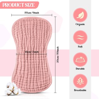 Foto 2 | Foto 2 | Paños de Muselina Frienda Algodón para Bebés 8 Piezas - Venta Internacional