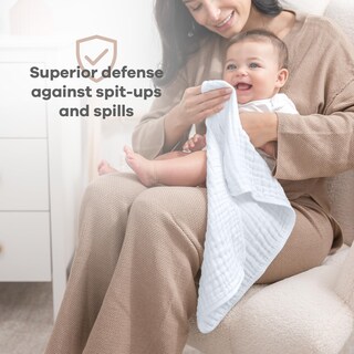 Foto 4 | Foto 4 | Muselina Para Eructos Comfy Cubs, 100% Algodón, 6 Capas, Paquete De 10 - Venta Internacional.