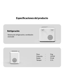 Foto 5 | Foto 5 | Maquina Para Hacer Hielo Cubos De Hielo Aoku 12kg Al Día