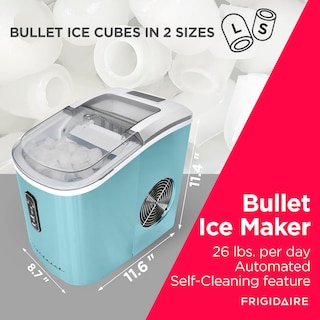 Foto 3 | Foto 3 | Máquina Para Hacer Hielo Frigidaire, Autolimpiante, 12 Kg/día, Azul - Venta Internacional.