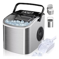 Máquina Para Hacer Hielo 2 Tamaños Portátil Eléctrica 12kg