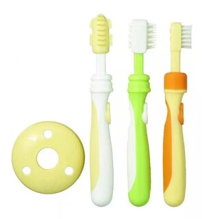 Foto 2 | Foto 2 | Juego de Cepillos Dentales para Bebés Pigeon 3 pz Verde