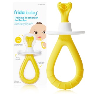 Foto 1 | Foto 1 | Cepillo De Dientes De Entrenamiento Frida Baby Para Bebés Con Cerdas Suaves - Venta Internacional.