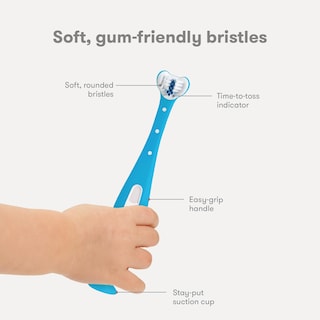 Foto 5 | Foto 5 | Cepillo De Dientes Toothhugger Frida Baby Blue Para Niños Pequeños De Más De 2 Años - Venta Internacional.