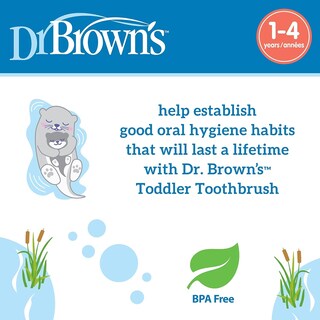 Foto 5 | Foto 5 | Cepillo De Dientes Dr. Brown's Otter Para Niños Pequeños, Cerdas Suaves De 1 A 4 Años - Venta Internacional.