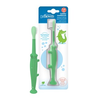 Foto 1 | Foto 1 | Cepillo De Dientes Dr. Brown's Para Bebés Y Niños Pequeños, Cocodrilo, Paquete De 1 A 4 Años - Venta Internacional.