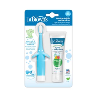 Foto 1 | Foto 1 | Cepillos de Dientes Dr. Brown's Blue Elephant para Bebés - Venta Internacional